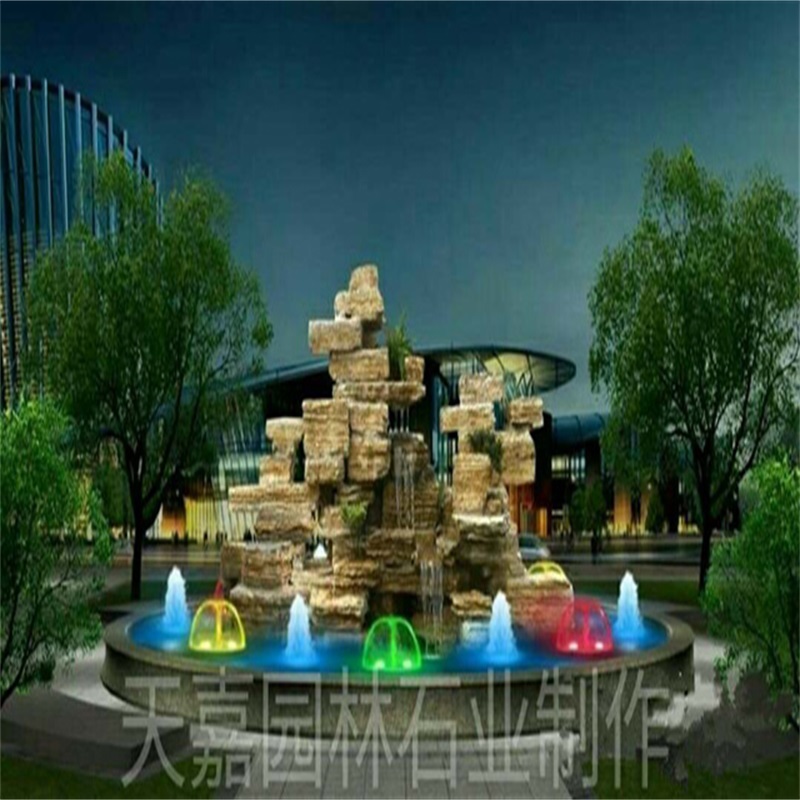 吴忠水幕墙喷泉设计